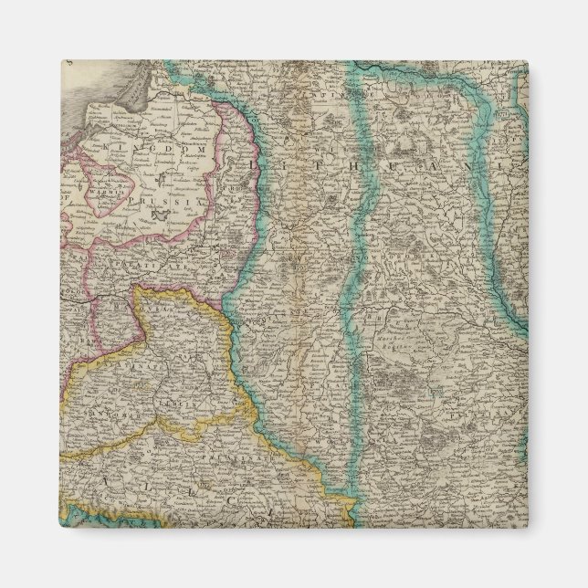 Poland, Lithuania Magnet (Front)