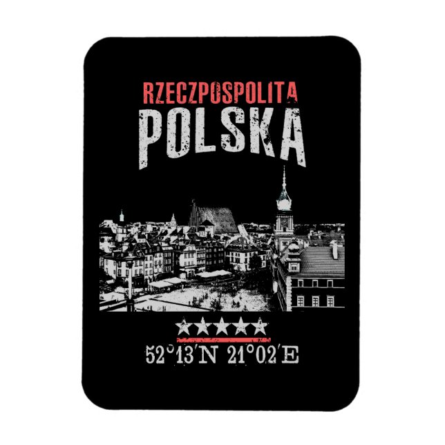 Poland Magnet (Vertical)