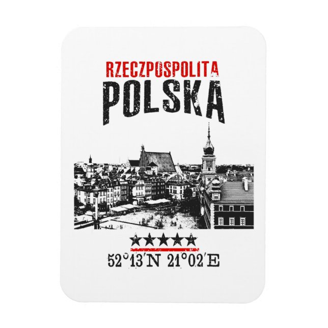 Poland Magnet (Vertical)