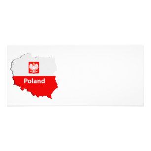 Poland map rack card