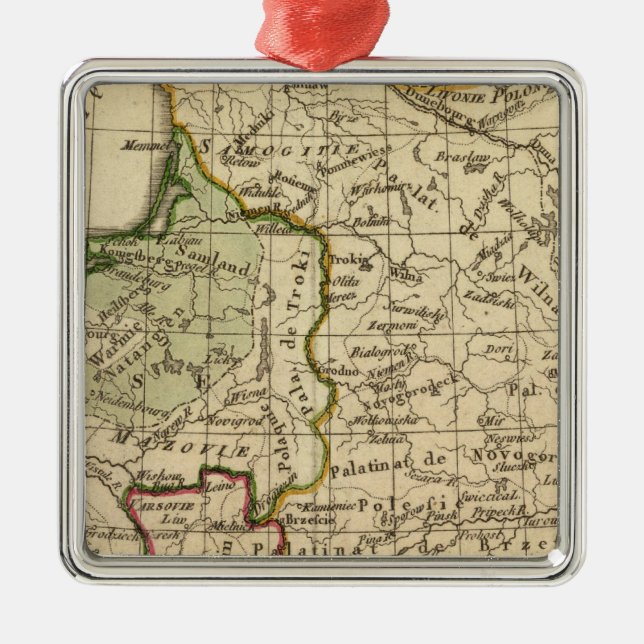 Poland Metal Ornament (Front)