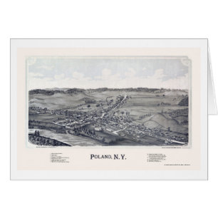 Poland, NY Panoramic Map - 1890