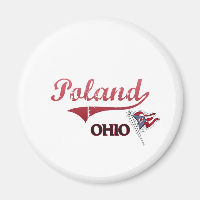 Poland Ohio City Classic Magnet (Front)