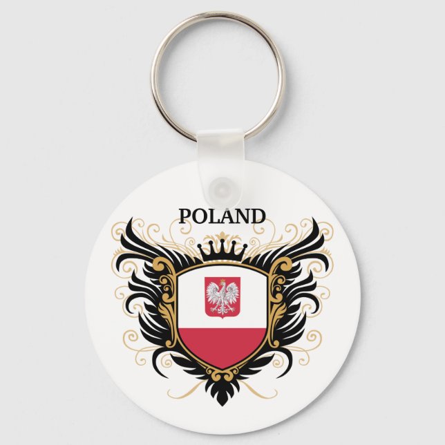 Poland [personalize] keychain (Front)