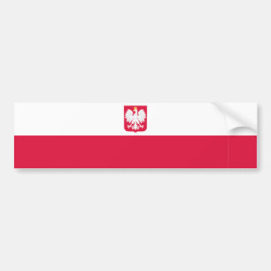 Poland/Pole/Polish Flag Bumper Sticker