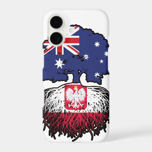 Poland Polish Australian Australia Tree Roots Flag