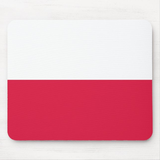 Poland (Polish) Flag Mouse Pad (Front)