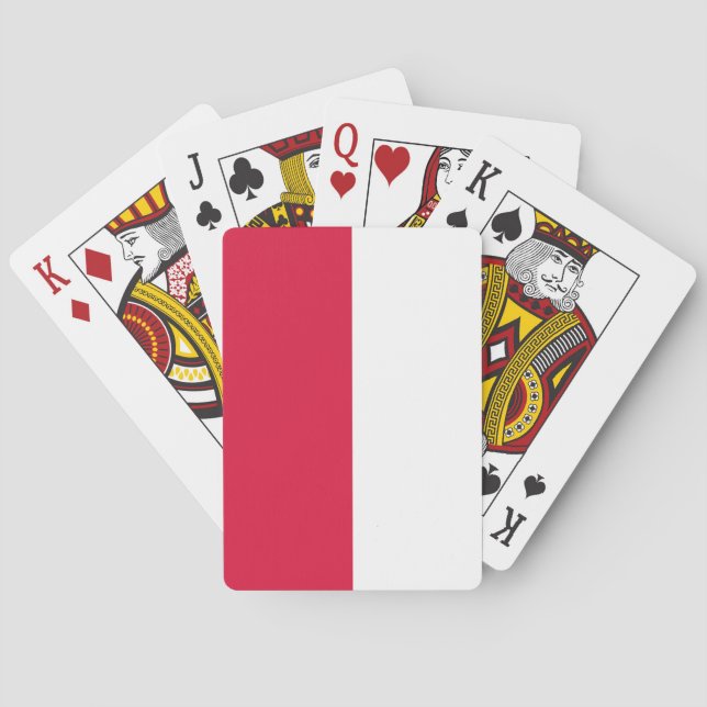 Poland (Polish) Flag Playing Cards (Back)