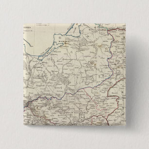 Poland Polska 2 Inch Square Button