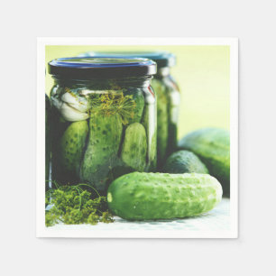 Poland Polska Gherkins Polish Food Pickles Napkin