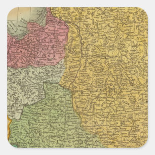 Poland, Prussia Square Sticker