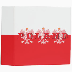 Poland Red Eagles Binder