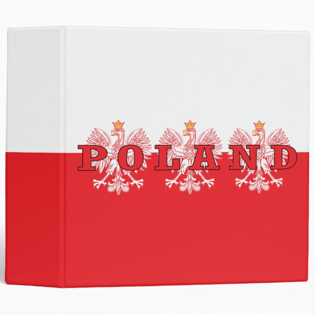 Poland Red Eagles Binder (Front/Spine)