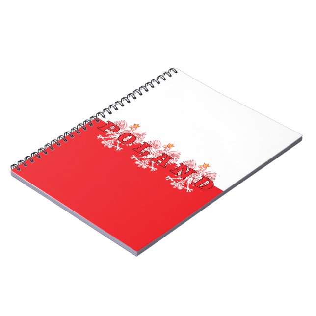 Poland Red Eagles Notebook (Left Side)