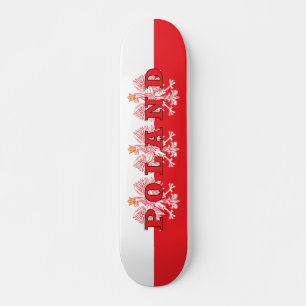Poland Red Eagles Skateboard