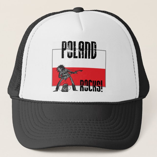 Poland Rocks Trucker Hat (Front)