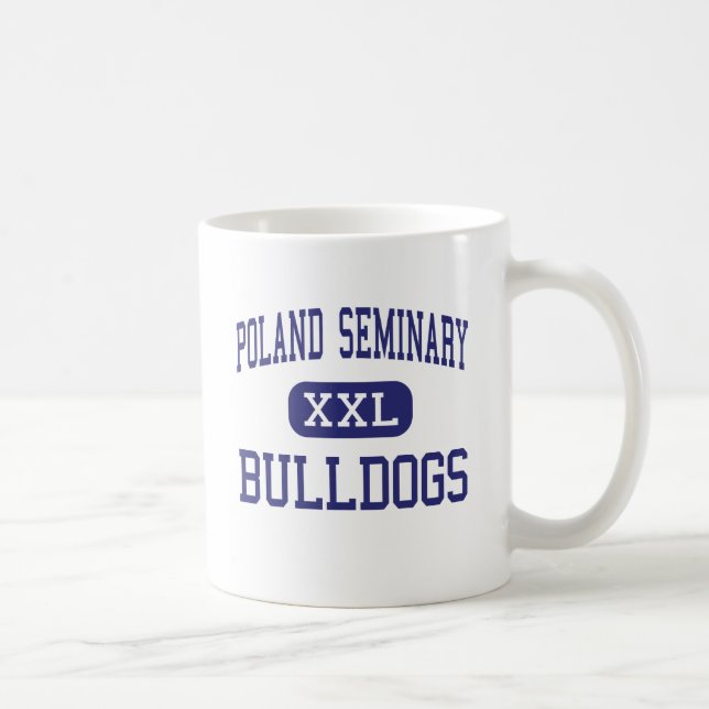 Poland Seminary - Bulldogs - High - Youngstown Coffee Mug (Right)
