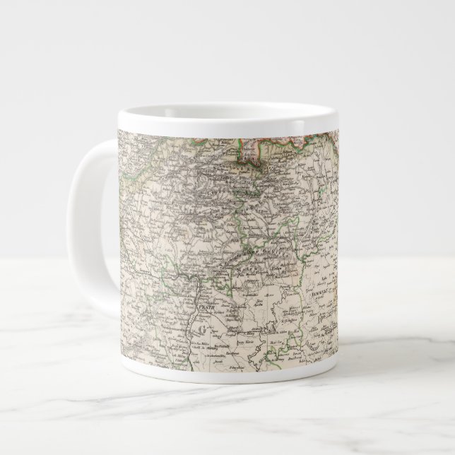 Poland, Slovakia Large Coffee Mug (Front Left)