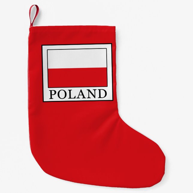 Poland Small Christmas Stocking (Front)