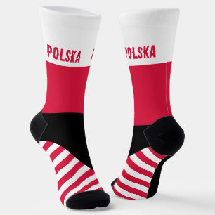 Poland Socks, Polish flag colours / sports Socks