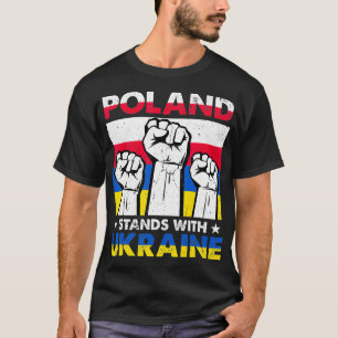 Poland Stands With Ukraine pieces T-Shirt