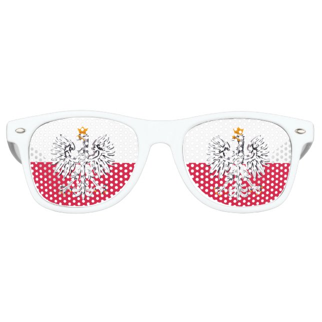 Poland Sunglasses & Party Shades / Polish flag (Front)