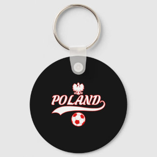 Poland Team World Fan Soccer 2018 Jersey Cup Fan Keychain