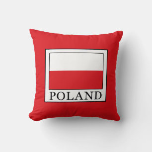Poland Throw Pillow
