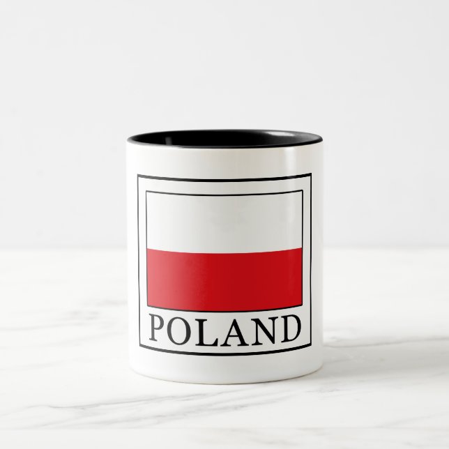 Poland Two-Tone Coffee Mug (Center)