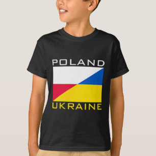 Poland Ukraine Flag Support Friendship Neighbor T-Shirt