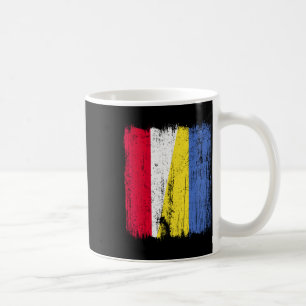 Poland Ukraine Half Flag Polish Ukrainian Heritage Coffee Mug