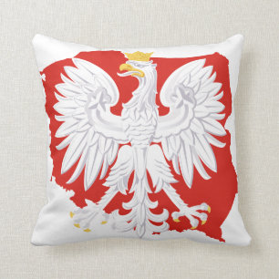 Poland White Eagle MoJo Pillow