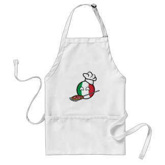 Polandball - Italyball making pizza Standard Apron