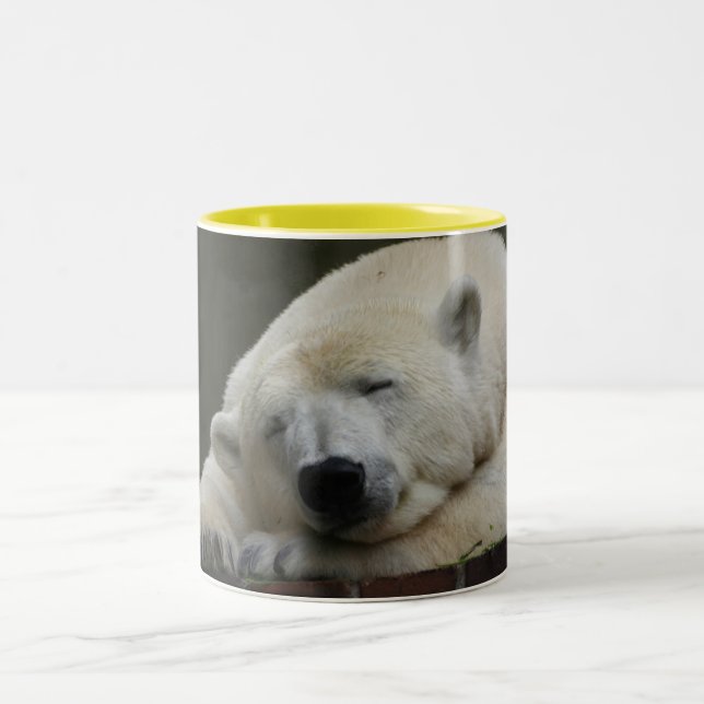 Polar_Bear_01 Two-Tone Coffee Mug (Center)