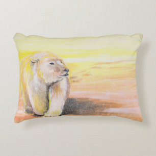 Polar Bear Accent Pillow