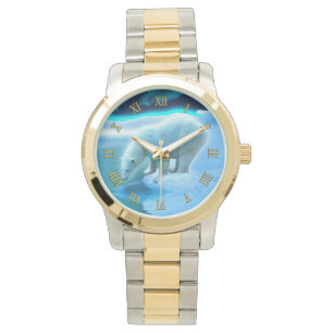 Polar Bear and Arctic Ice Floes for Earth Day Watch