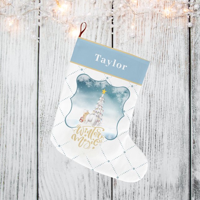 Polar Bear and Penguin Christmas Stocking (Creator Uploaded)