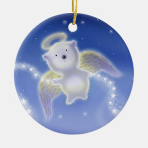 Polar Bear Angel Christmas Ornament
