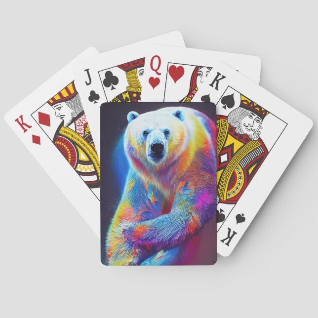Polar Bear  Animal Discovery Adventure Nature  Playing Cards (Back)