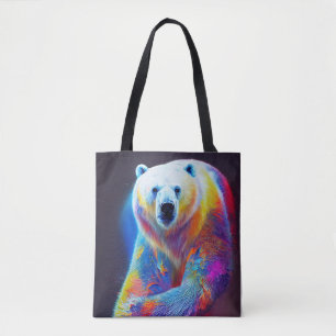 Polar Bear  Animal Discovery Adventure Nature  Tote Bag