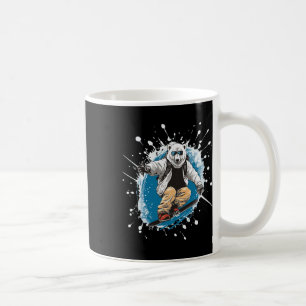 Polar Bear Animal Snowboarding Sports Snowboard Coffee Mug