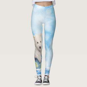 Polar Bear Arctic World Leggings