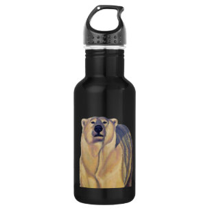 Polar Bear Art Bear Art Sport Bottle