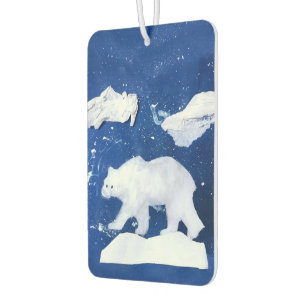 Polar Bear "Art by Kids" Air Freshener