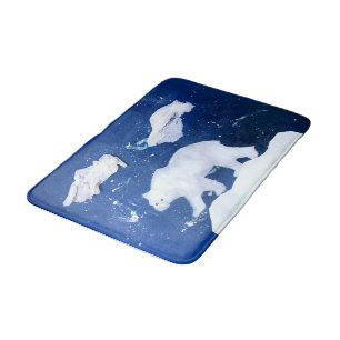 Polar Bear "Art by Kids" Bath Mat