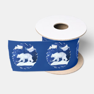 Polar Bear "Art by Kids" Satin Ribbon