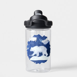 Polar Bear "Art by Kids" Water Bottle