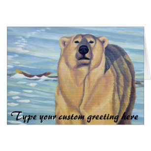 Polar Bear Art Cards Custom Wildlife Art Cards