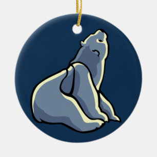 Polar Bear Art Ornament Bear Keepsake Bear Gifts
