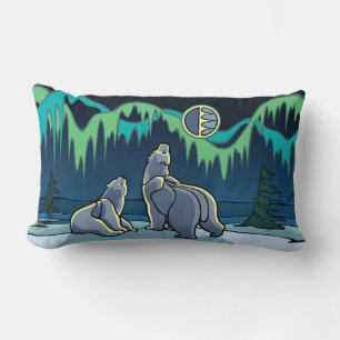 Polar Bear Art Pillow First Nations Bears Pillow